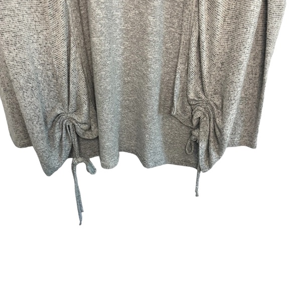 Dutch Bros Women’s SOFT Light Gray Duster Sweater RARE 1992 SMALL+MEDIUM/LARGE - Picture 2 of 7